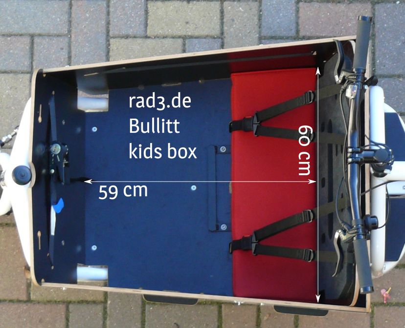 rad3® BULLITT KidsBox von oben